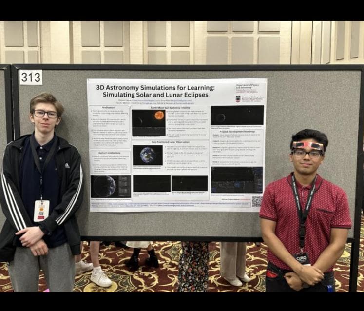 CURO Research Award & Symposium Spring 2024 - Simulations for Astronomy Education